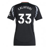 Camisa de Futebol Arsenal Riccardo Calafiori #33 Equipamento Secundário Mulheres 2024-25 Manga Curta